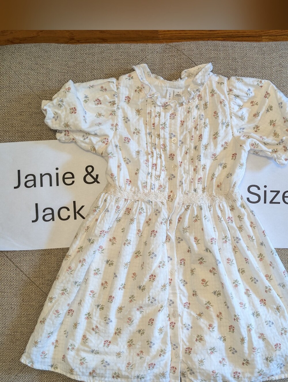 Janie & Jack Fall Dress Girls 6